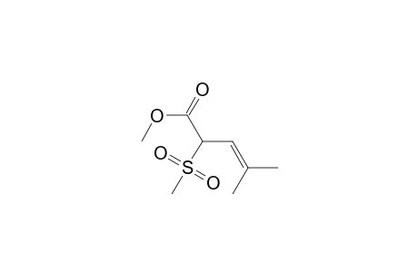 3-Pentenoic acid, 4-methyl-2-(methylsulfonyl)-, methyl ester