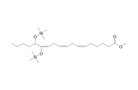Methyl 13,14-dihydroxyoctadecatrienoate trimethylsilyl dev.