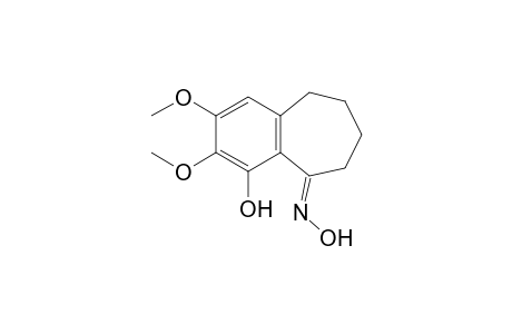 2,3-dimethoxy-4-hydroxy-6,7,8,9-tetrahydro-5H-benzocyclohepten-5-one, oxime