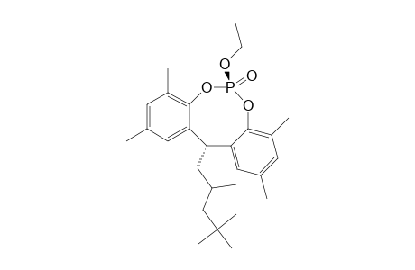 12H-Dibenzo[d,g][1,3,2]dioxaphosphocin, 6-ethoxy-2,4,8,10-tetramethyl-12-(2,4,4-trimethylpentyl)-, 6-oxide, cis-