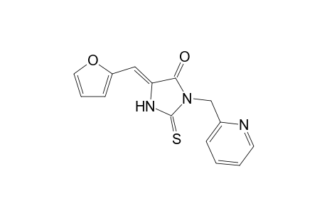 N(3)-(2'-Pyridylmethylene)-5-(furylmethylidene)-2-thioxo-4-imidazolidinone