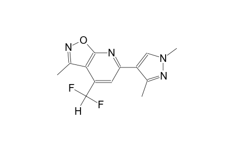 isoxazolo[5,4-b]pyridine, 4-(difluoromethyl)-6-(1,3-dimethyl-1H-pyrazol-4-yl)-3-methyl-