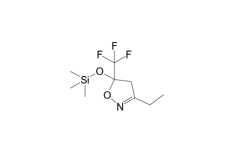 [3-ethyl-5-(trifluoromethyl)-2-isoxazolin-5-yl]oxy-trimethyl-silane