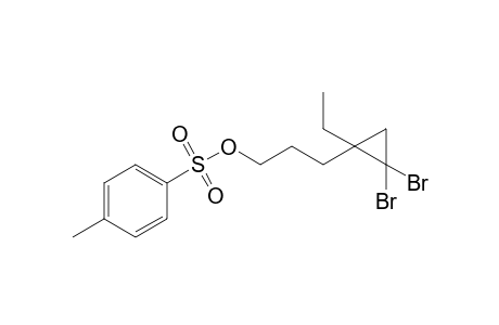3-(2,2-dibromo-1-ethyl-cyclopropyl)propyl 4-methylbenzenesulfonate