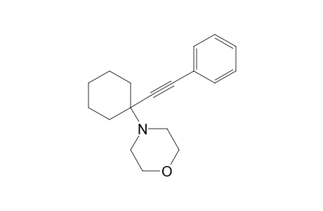 4-[1-(2-phenylethynyl)cyclohexyl]morpholine