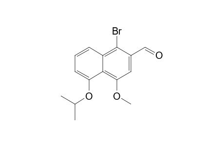 2-Naphthalenecarboxaldehyde, 1-bromo-5-isopropoxy-4-methoxy-