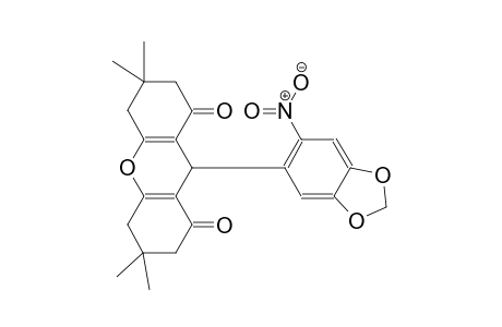 1H-xanthene-1,8(2H)-dione, 3,4,5,6,7,9-hexahydro-3,3,6,6-tetramethyl-9-(6-nitro-1,3-benzodioxol-5-yl)-