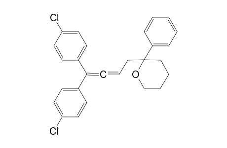 2-(4,4-bis(4-chlorophenyl)buta-2,3-dienyl)-2-phenyl-tetrahydro-2H-pyran