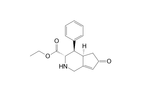 (-)-(3S,4R,4aR)-2,3,4,4a,5,6-Hexahydro-6-oxo-4-phenyl-1H-cyclopenta[c]pyridine-3-carboxylic acid ethyl ester