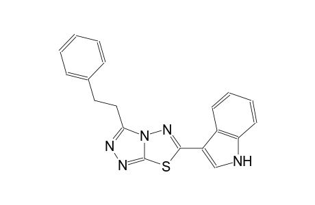 1H-indole, 3-[3-(2-phenylethyl)[1,2,4]triazolo[3,4-b][1,3,4]thiadiazol-6-yl]-