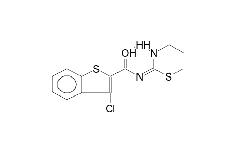 N-(3-CHLORO-2-BENZO[B]THIENOCARBONYL)-N'-ETHYL-S-METHYLISOTHIOUREA