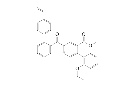 Methyl 2'-ethoxy-4-(4'-vinylbiphenylcarbonyl)biphenyl-2-carboxylate