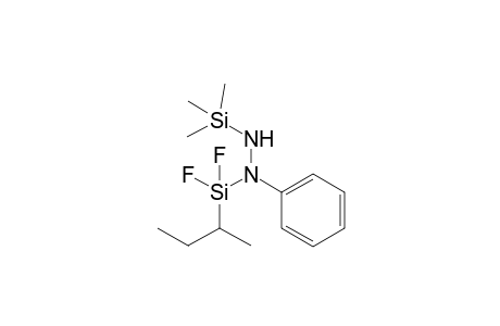 N-sec-Butyldifluorosilyl-N-phenyl-N'-trimethylsilylhydrazine