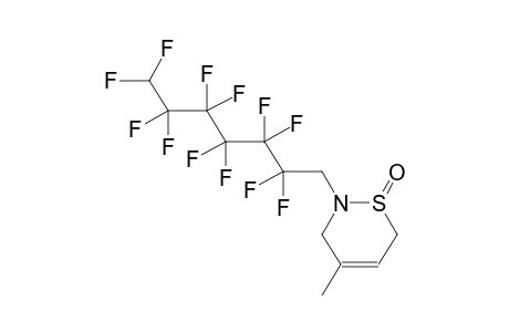 2-(2,2,3,3,4,4,5,5,6,6,7,7-DODECAFLUOROHEPTYL)-4-METHYL-3,6-DIHYDRO-1,2-THIAZIN-1-OXIDE
