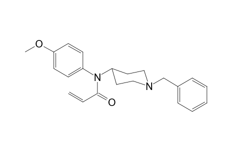 N-(1-Benzylpiperidin-4-yl)-N-4-methoxyphenylprop-2-enamide