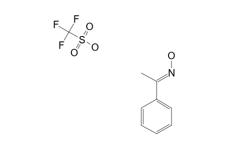 ACETOPHENONE-OXIME-(TRIFLUOROMETHANESULFONIC-ACID)