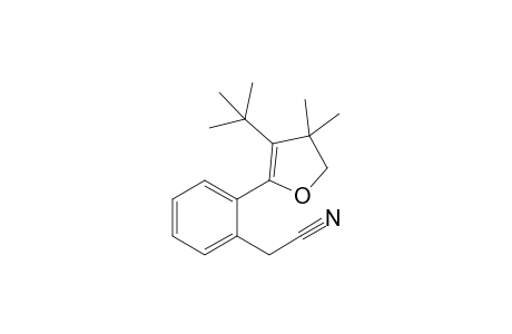 4-tert-Butyl-5-[2-(cyanomethyl)phenyl]-3,3-dimethyl-2,3-dihydrofuran