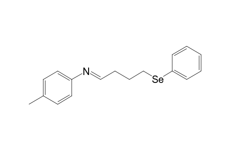 N-(4-Benzeneselenylbut-1-ylidene)-4-methylaniline