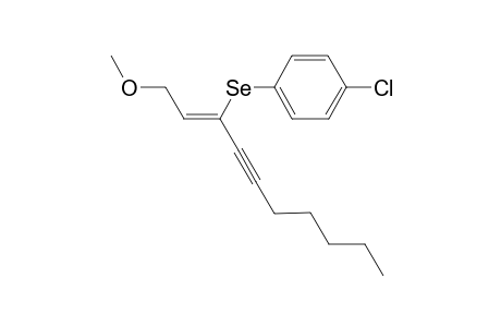 1-Chloranyl-4-[(Z)-1-methoxydec-2-en-4-yn-3-yl]selanyl-benzene