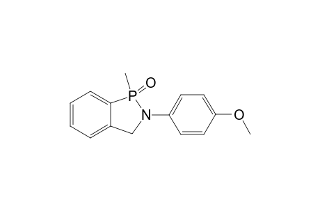 1-Methyl-2-(4-methoxyphenyl)-2,3-dihydro-1H-2,1-benzazaphosphol-1-oxid