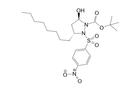 (3R,5R)-2-tert-Butoxycarbonyl-1-(4-nitrophenylsulfonyl)-5-octylpyrazolidin-3-ol