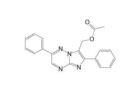 (2,6-Diphenylimidazo[1,2-b][1,2,4]triazin-7-yl)methyl acetate
