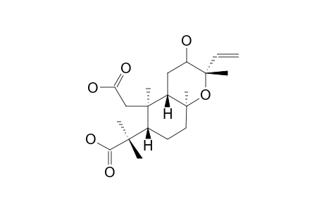 EXCOECARIN-S;13-EPI-12-HYDROXY-2,3-SECOLABDA-14-ENE