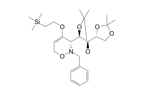 (3R)-2-Benzyl-4-[2"-(trimethylsilyl)ethoxy]-3-[2',2',2",2"-tetramethyl-[4',4"]-bi[1,3]-dioxolanyl]-5'-yl}-3,6-dihydro-2H-[1,2]-oxazine