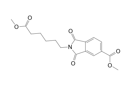2H-isoindole-2-hexanoic acid, 1,3-dihydro-5-(methoxycarbonyl)-1,3-dioxo-, methyl ester