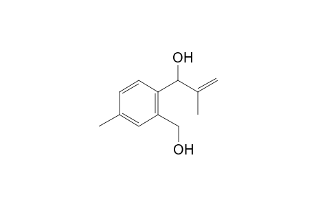 1-[2-(Hydroxymethyl)-4-methylphenyl]-2-methyl-2-propen-1-ol