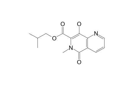 8-HYDROXY-7-(2-METHYLPROPYLOXYCARBONYL)-6-METHYL-NAPHTHYRIDIN-5(6H)-ONE