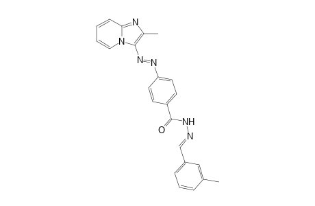 4-[(2"-Methylimidazo[1,2-a]pyridine-3"-yl)azo]benzoic acid-(3'-methylphenyl)-meth-(E)-ylidene-hydrazide