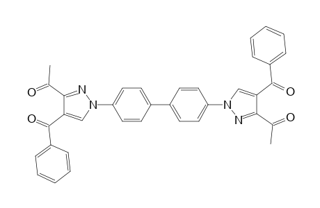 1-[1-[4-[4-(3-acetyl-4-benzoyl-pyrazol-1-yl)phenyl]phenyl]-4-benzoyl-pyrazol-3-yl]ethanone
