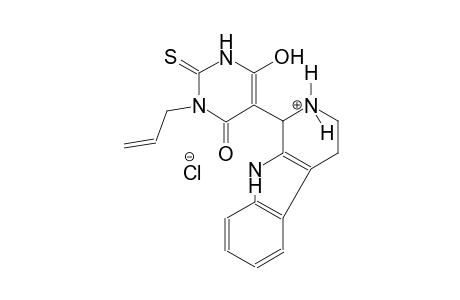 1-(3-allyl-6-hydroxy-4-oxo-2-thioxo-1,2,3,4-tetrahydro-5-pyrimidinyl)-2,3,4,9-tetrahydro-1H-beta-carbolin-2-ium chloride