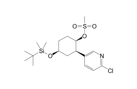(1R,2R,4S)-4-[(tert-Butyldimethylsilyl)oxy]-2-(2-chloro-5-pyridyl)-1-[(methylsulfonyl)oxy]cyclohexane