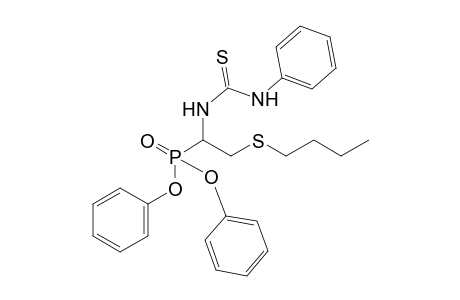 O,O-Diphenyl-2-n-butylthio-1-(N-phenylthioureido)ethanephosphonate