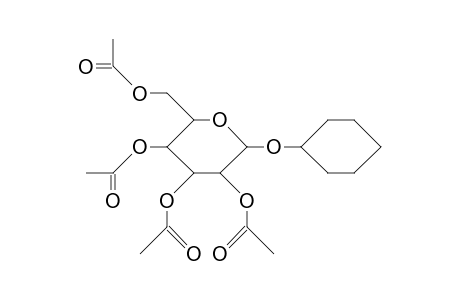 Tetra-O-acetyl-1-cyclohexyl.beta.-D-glucopyranoside