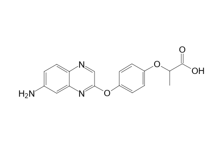 2-{4-[7-Amino-2-quinoxalinyl)oxy]phenoxy}propionic acid