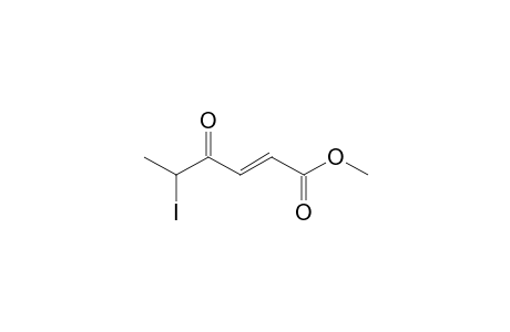 5-Iodo-4-oxohex-2-enoic acid, methyl ester