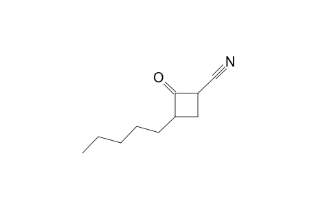 3-Pentyl-2-oxocyclobutanecarbonitrile