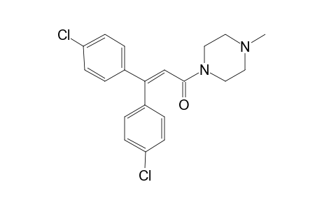 Piperazine, 1-methyl-4-[3,3-bis(4-chlorophenyl)acryloyl]-