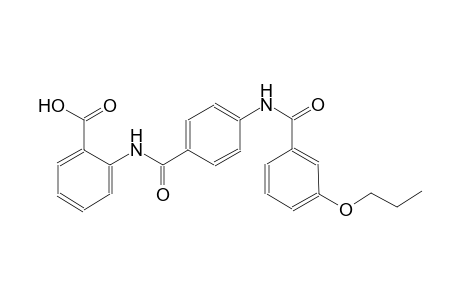 benzoic acid, 2-[[4-[(3-propoxybenzoyl)amino]benzoyl]amino]-