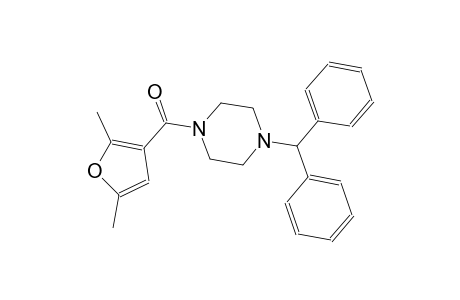 1-benzhydryl-4-(2,5-dimethyl-3-furoyl)piperazine