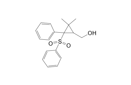 (2,2-Dimethyl-3-phenyl-3-(phenylsulfonyl)cyclopropyl)methanol