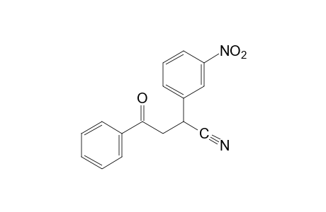 3-benzoyl-2-(m-nitrophenyl)propionitrile