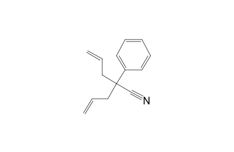 2-Phenyl-2-(prop-2-en-1-yl)pent-4-enenitrile