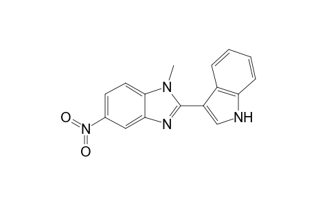 3-(1'-Methyl-5'-nitro-2'-benzimidazolyl)indole