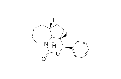 (9aR*,3S*,2aS*,9bS*)-5a-aza-2,2a,3,5,6,7,8,9,9a,9b-decahydro-5-oxo-4-oxa-3-phenyl-1H-benz[c,d]azulene