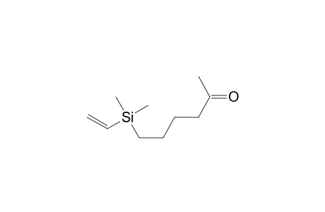 6-[ethenyl(dimethyl)silyl]-2-hexanone