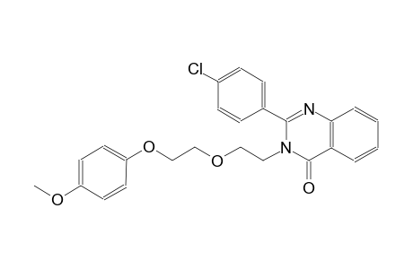 2-(4-chlorophenyl)-3-{2-[2-(4-methoxyphenoxy)ethoxy]ethyl}-4(3H)-quinazolinone